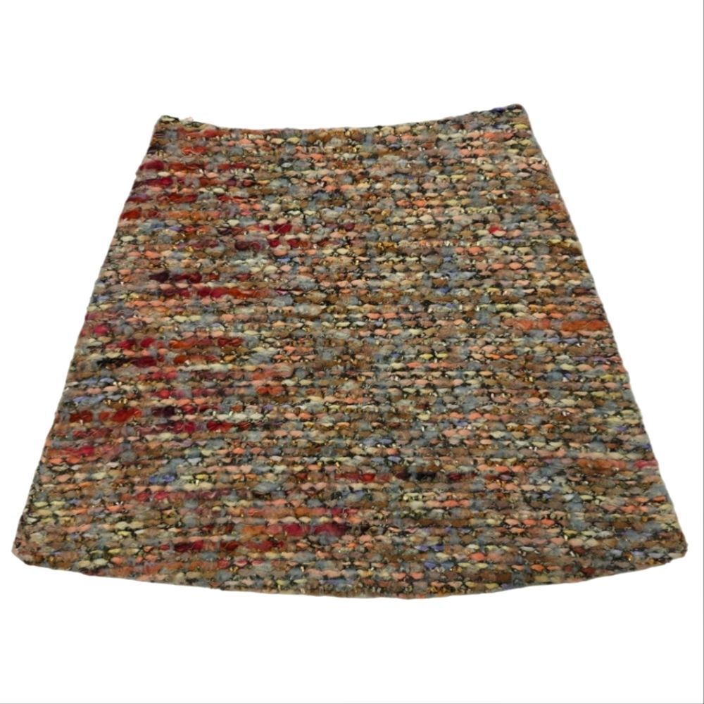 Blumarine Blugirl Italy Red Blue Orange A-line Mini Skirt Sz S 38